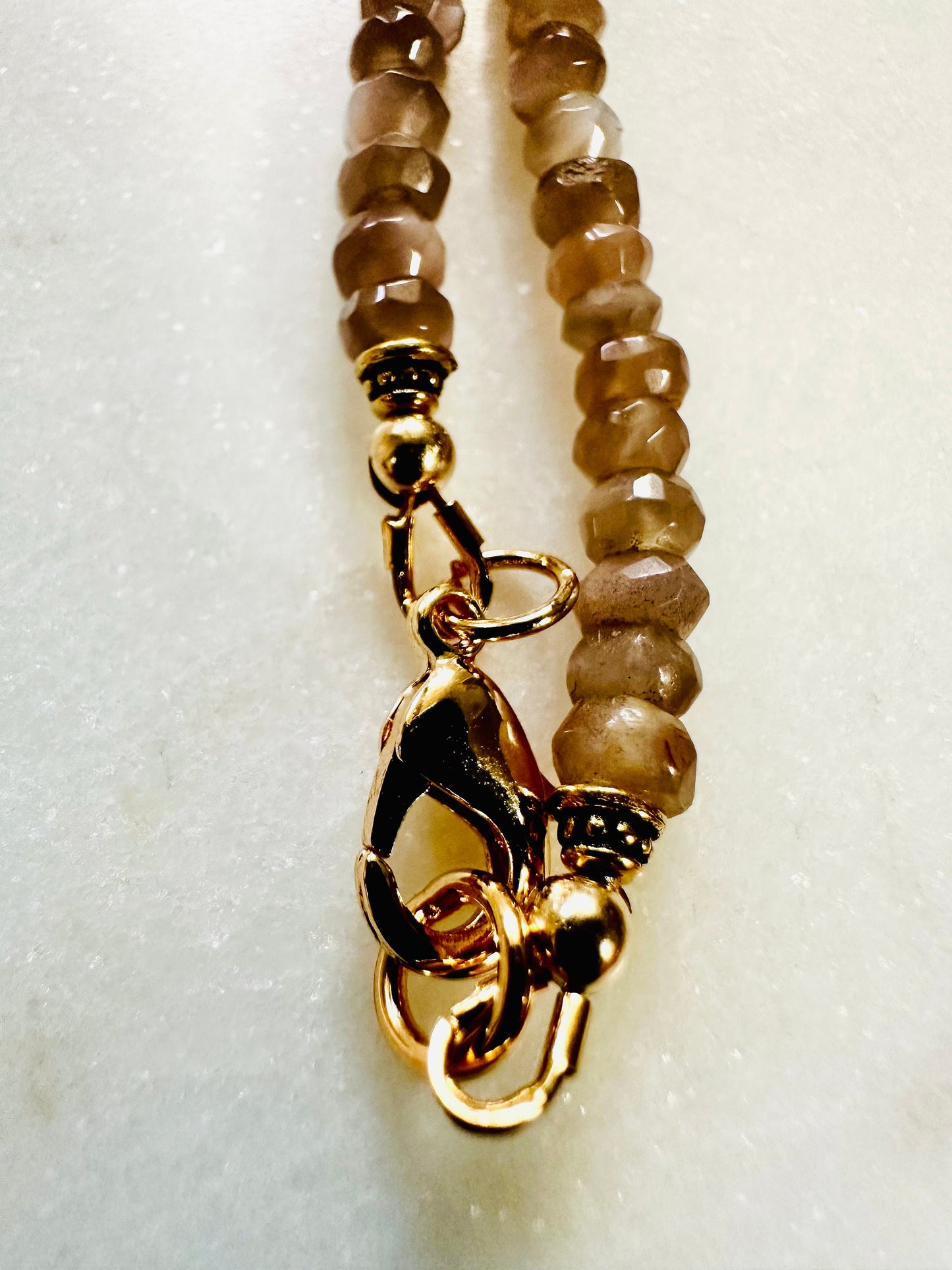 Moonstone Beaded Necklace