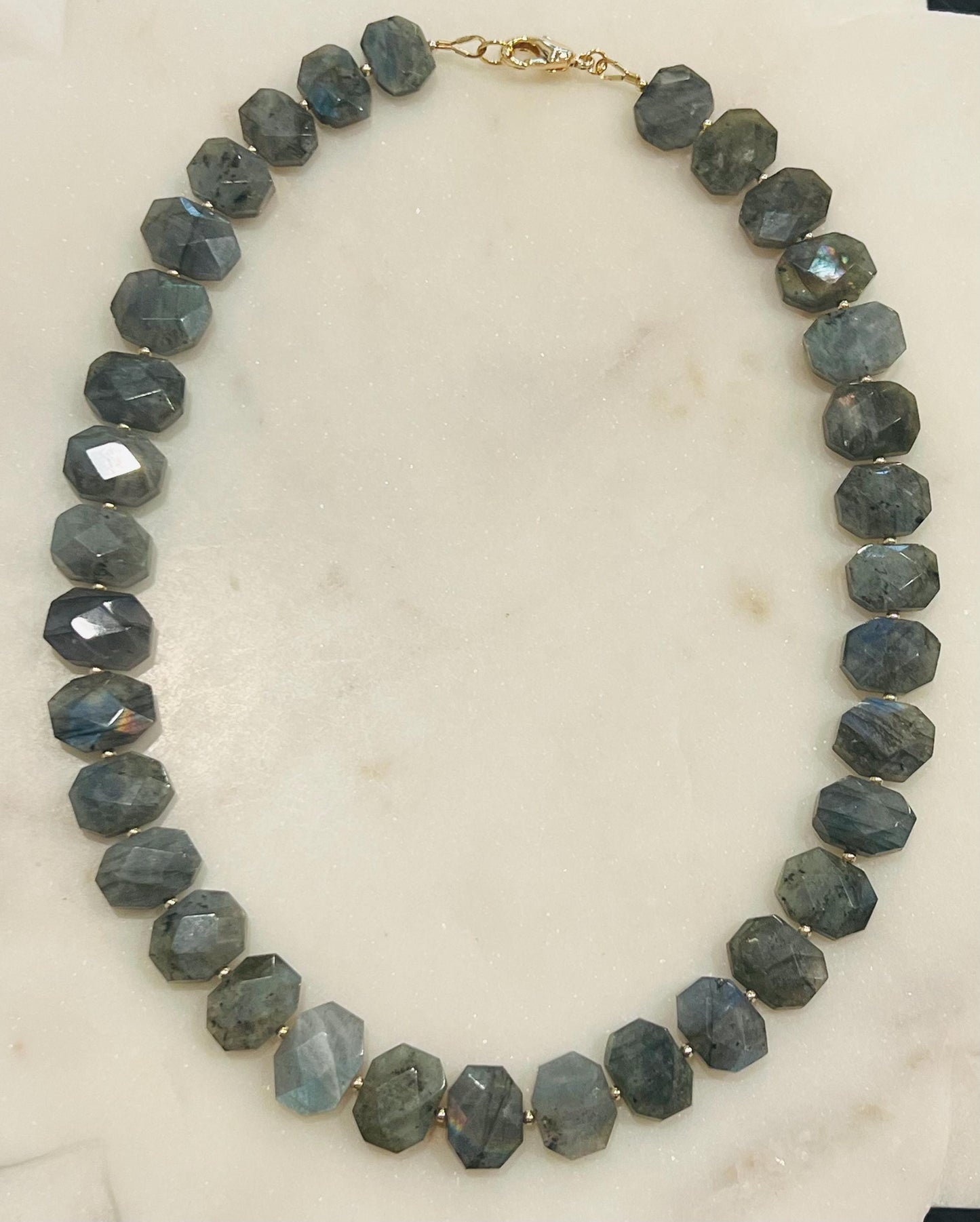 Labradorite Beaded Necklace