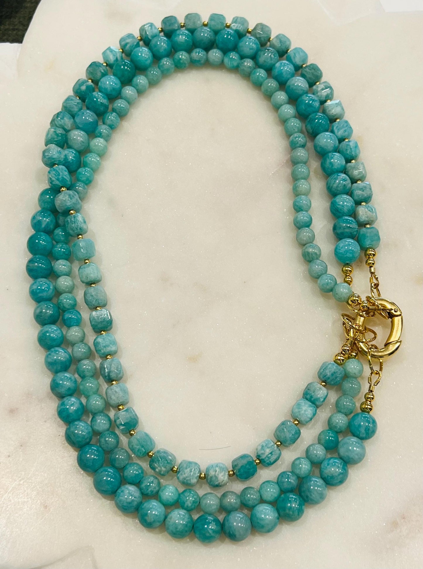 Amazonite Beaded Necklace