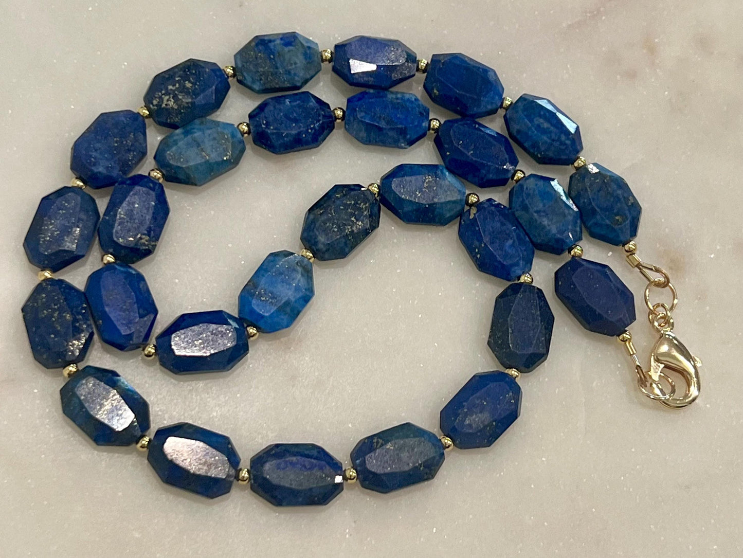 Lapis Beaded Necklace