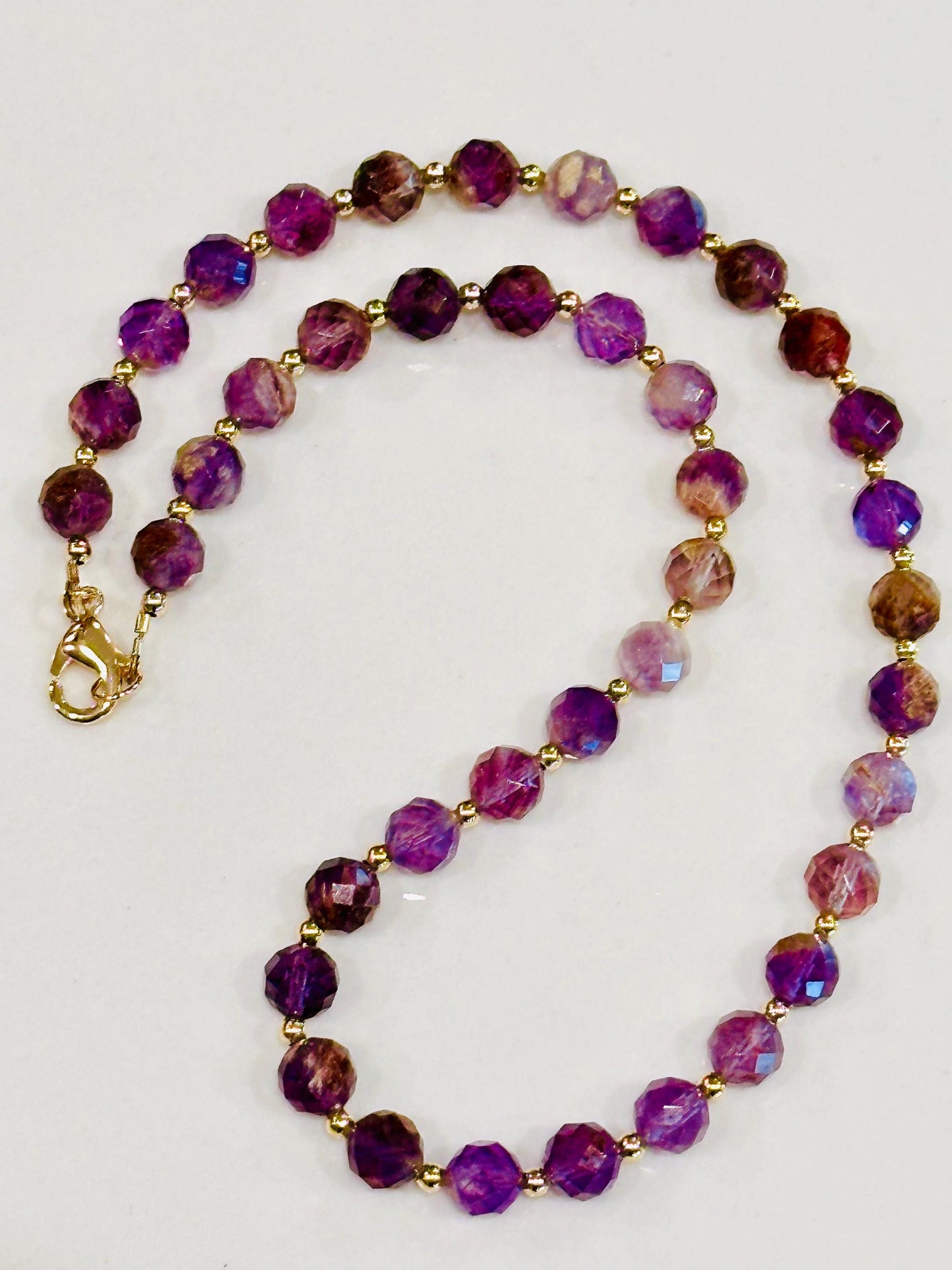 Amethyst Beaded Necklace