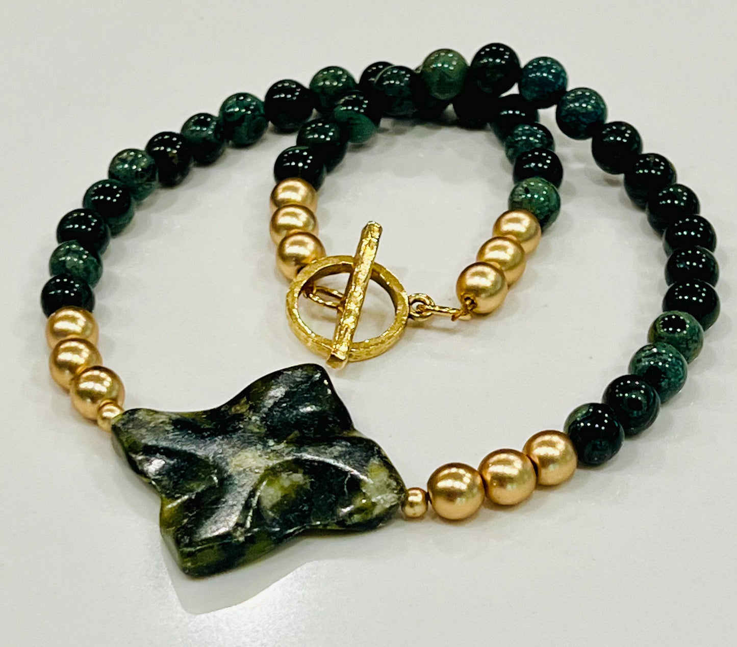 Kambaba Beaded Necklace