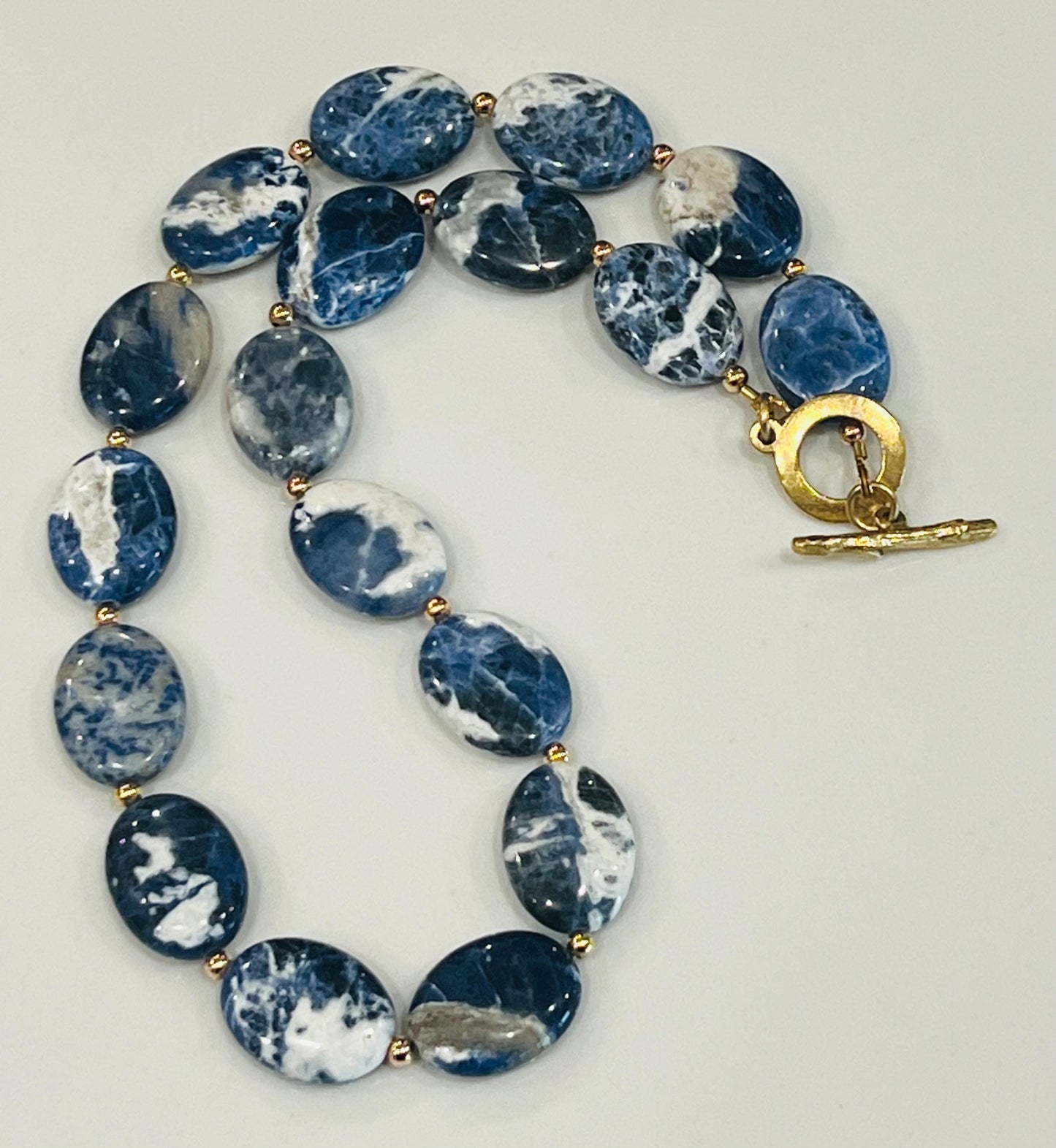Sodalite Beaded Necklace