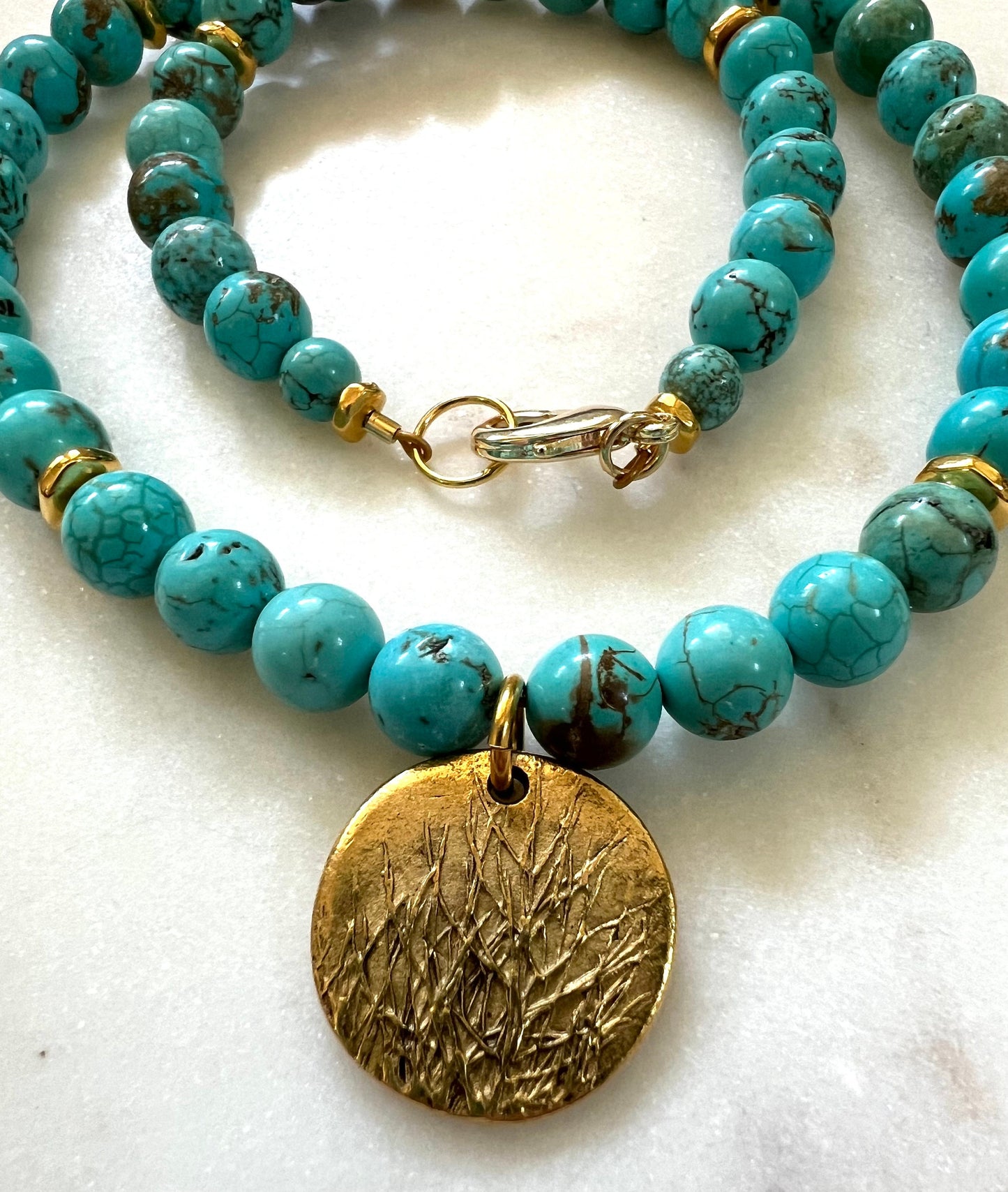 Turquoise Beaded Necklace