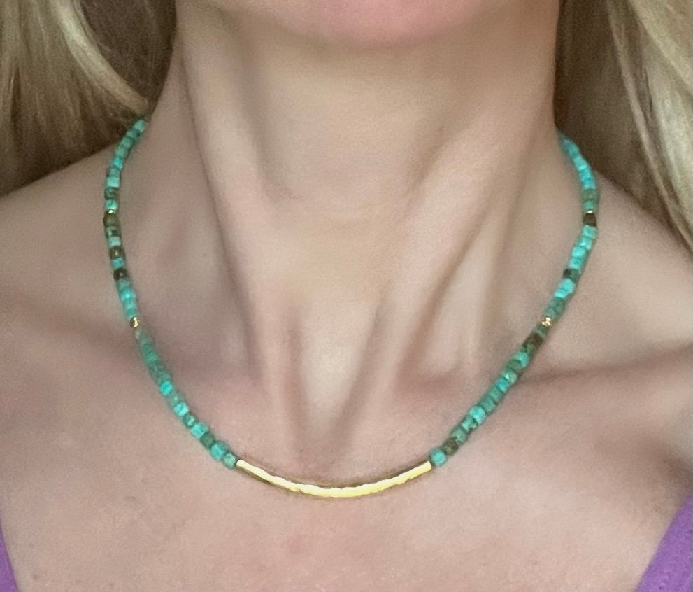 Turquoise Beaded Necklace