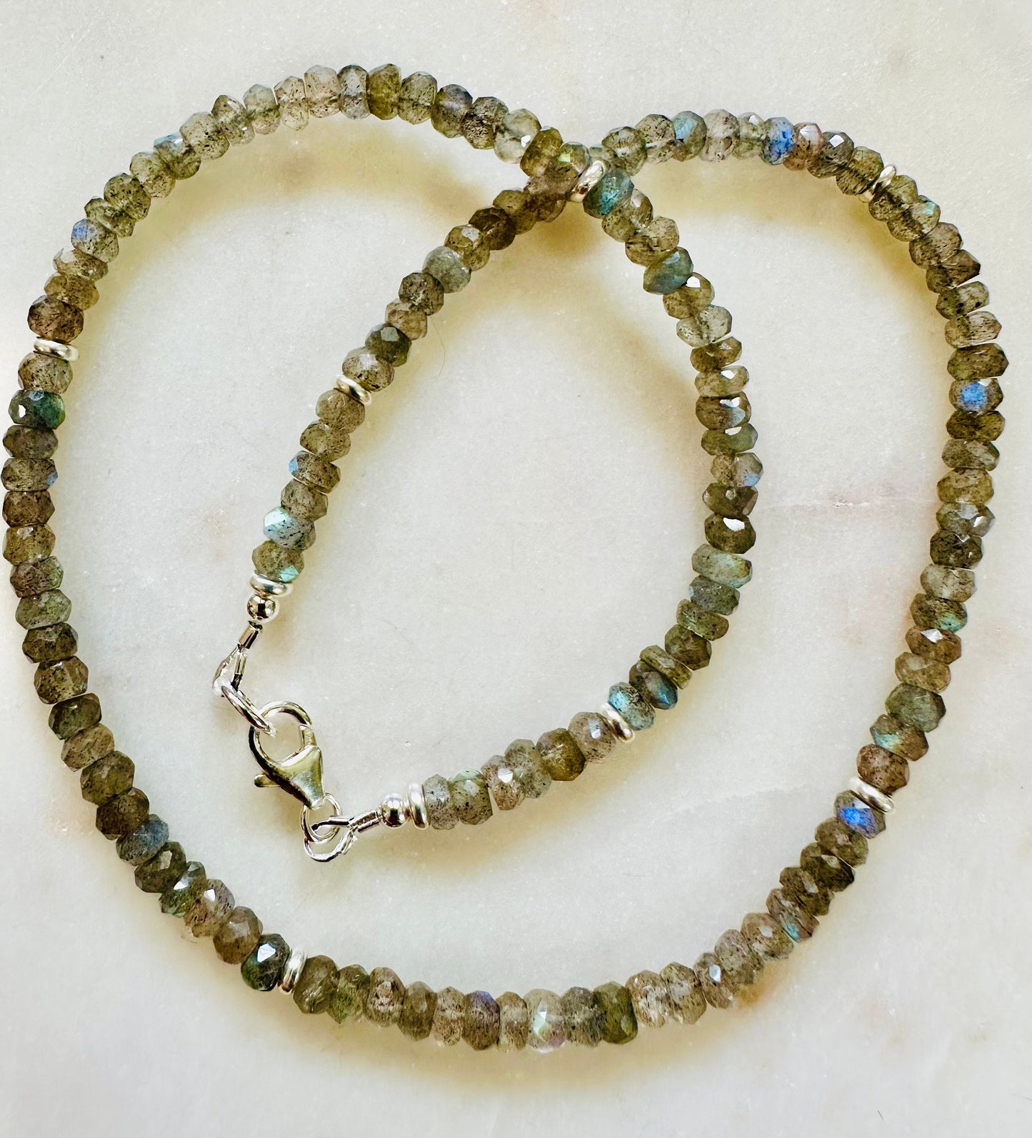 Labradorite Beaded Necklace