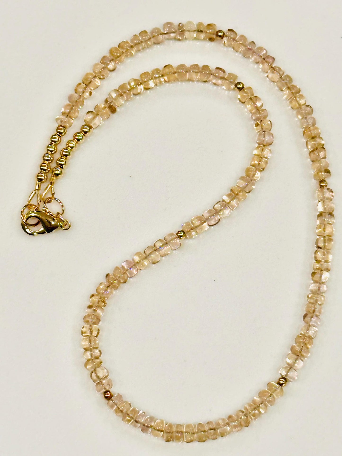 Quartz Beaded Layering Necklace