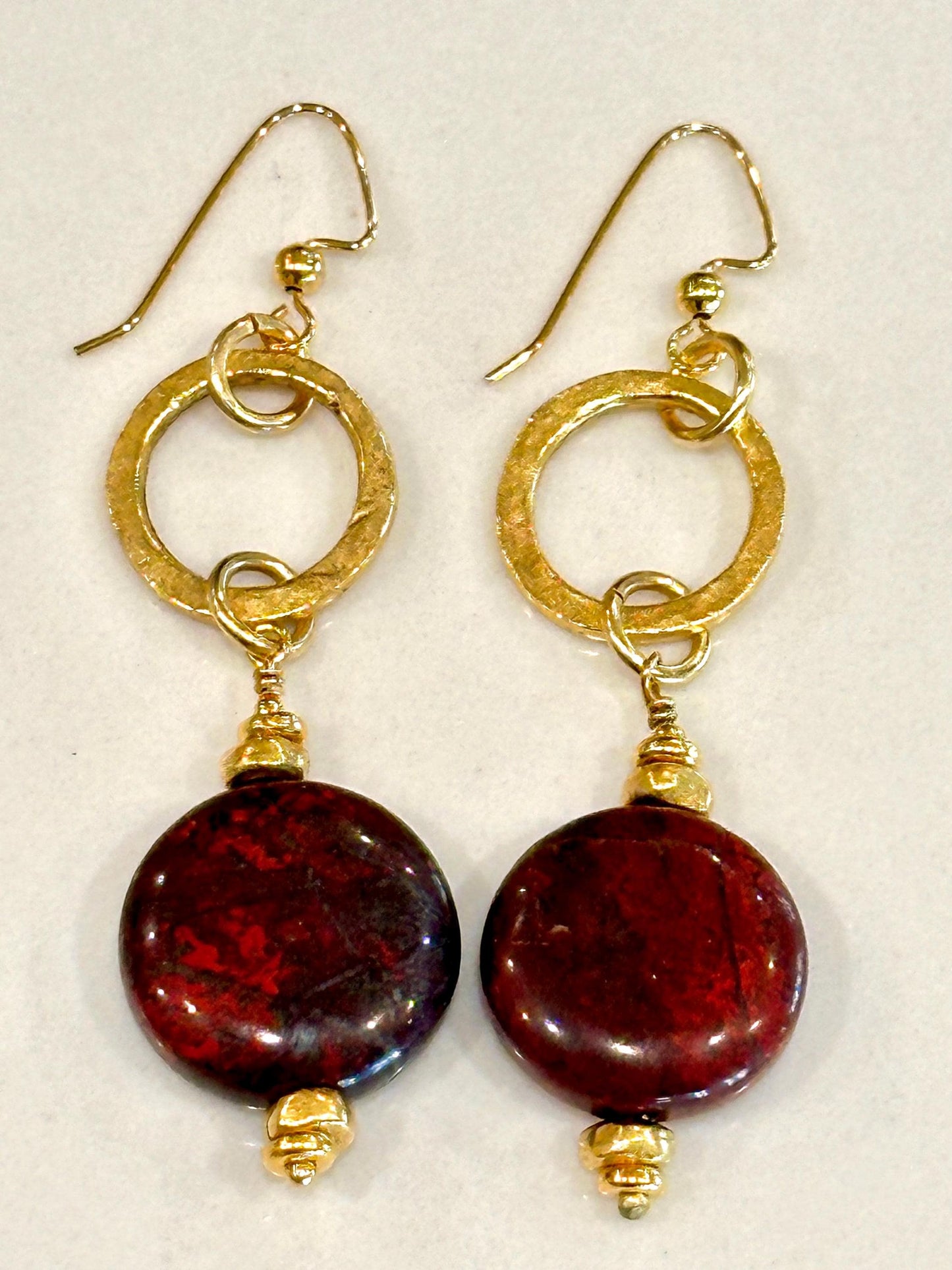 Red Jasper Earrings