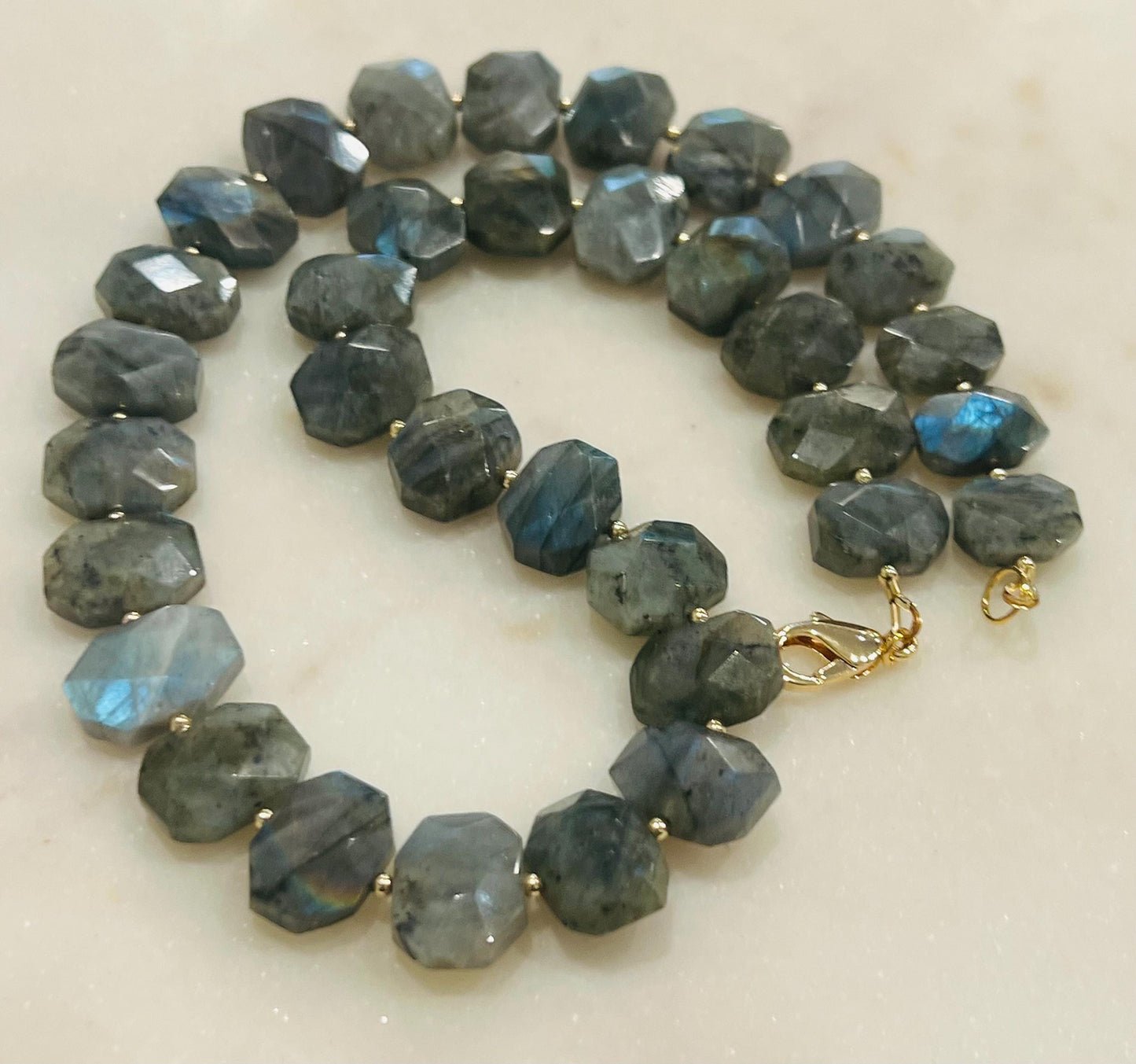 Labradorite Beaded Necklace