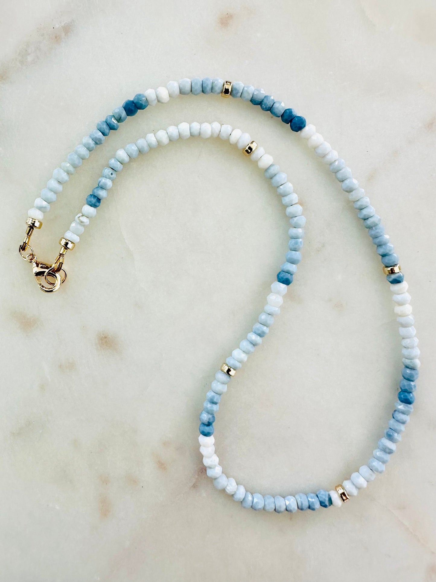 Blue Opal Necklace