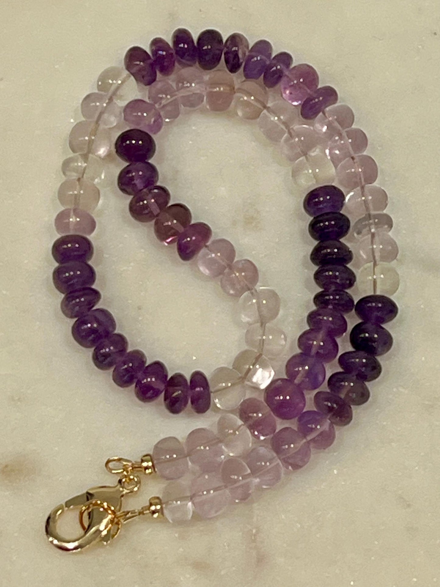 Amethyst Beaded Necklace