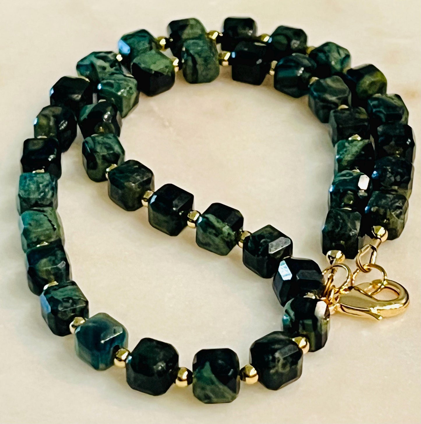 Kambaba Jasper Beaded Necklace