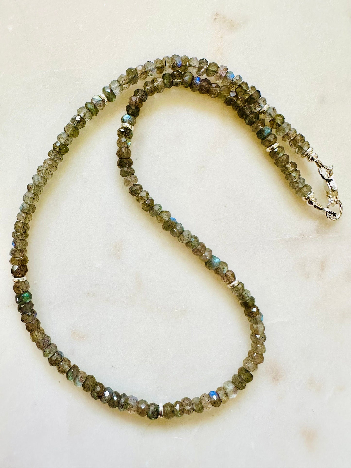Labradorite Beaded Necklace