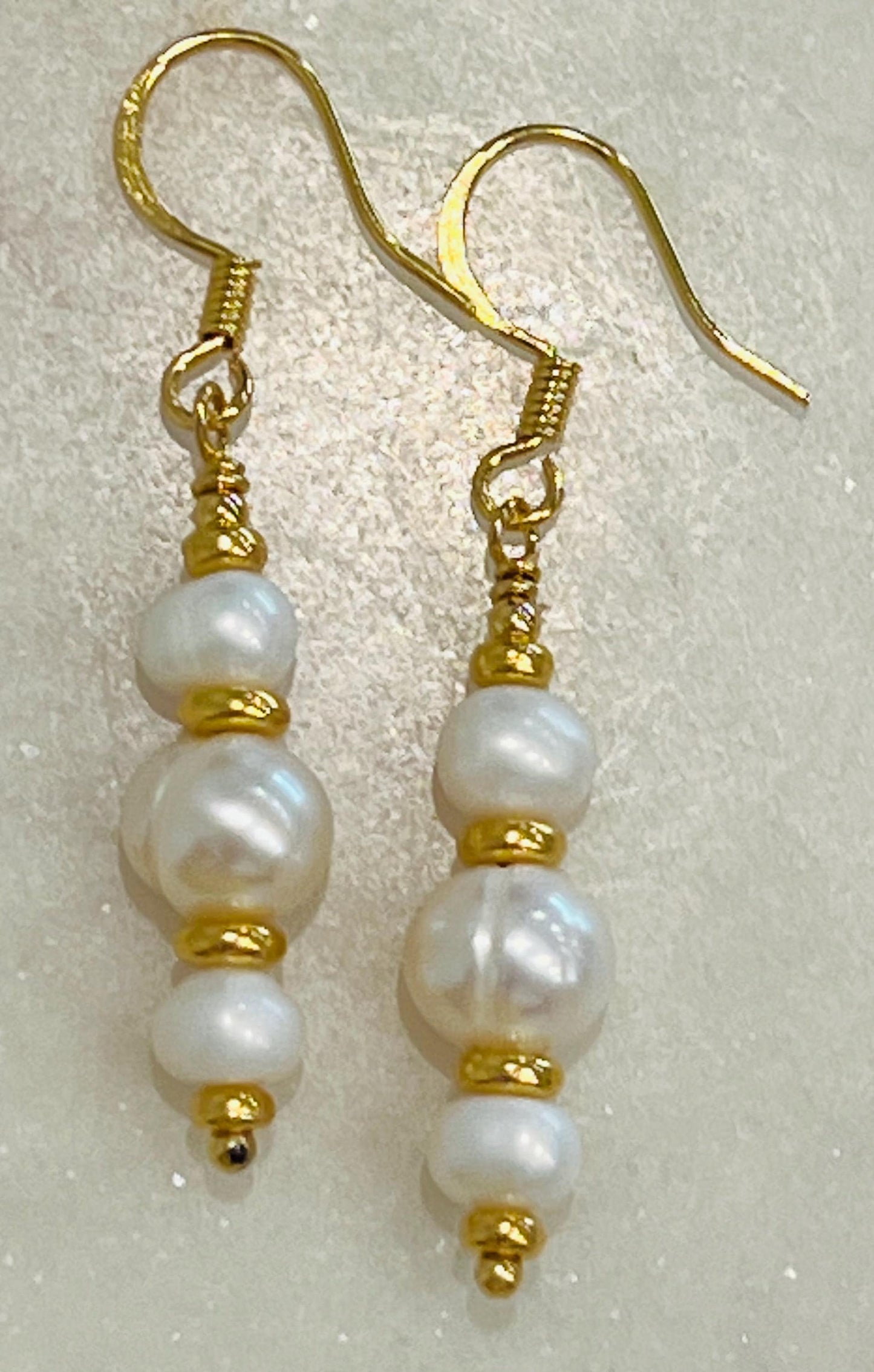 Freshwater Pearl Beaded Earrings