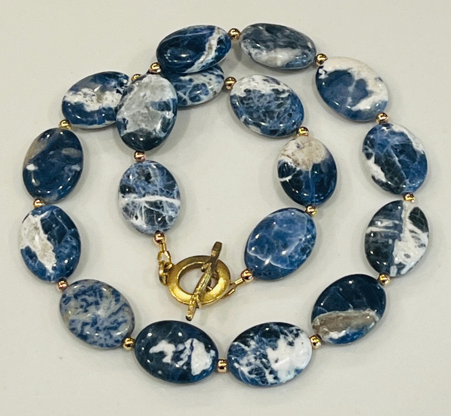 Sodalite Beaded Necklace