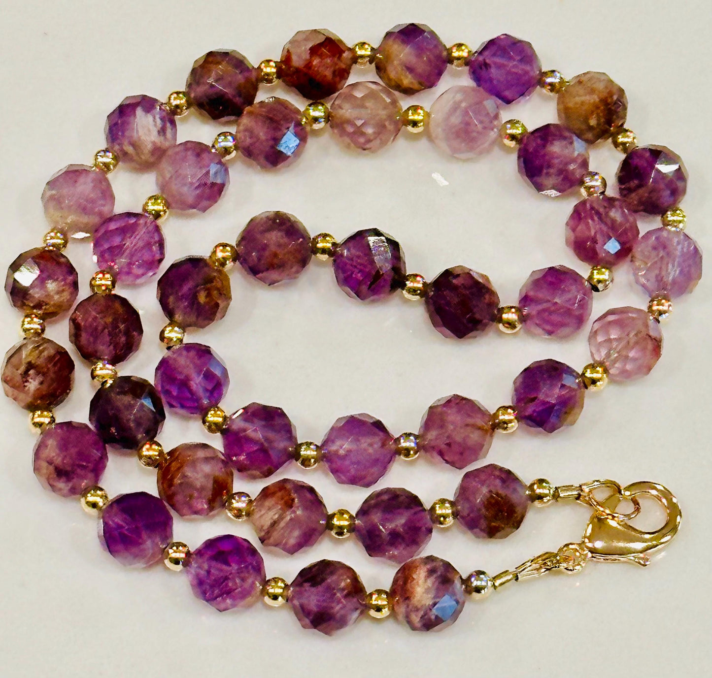 Amethyst Beaded Necklace