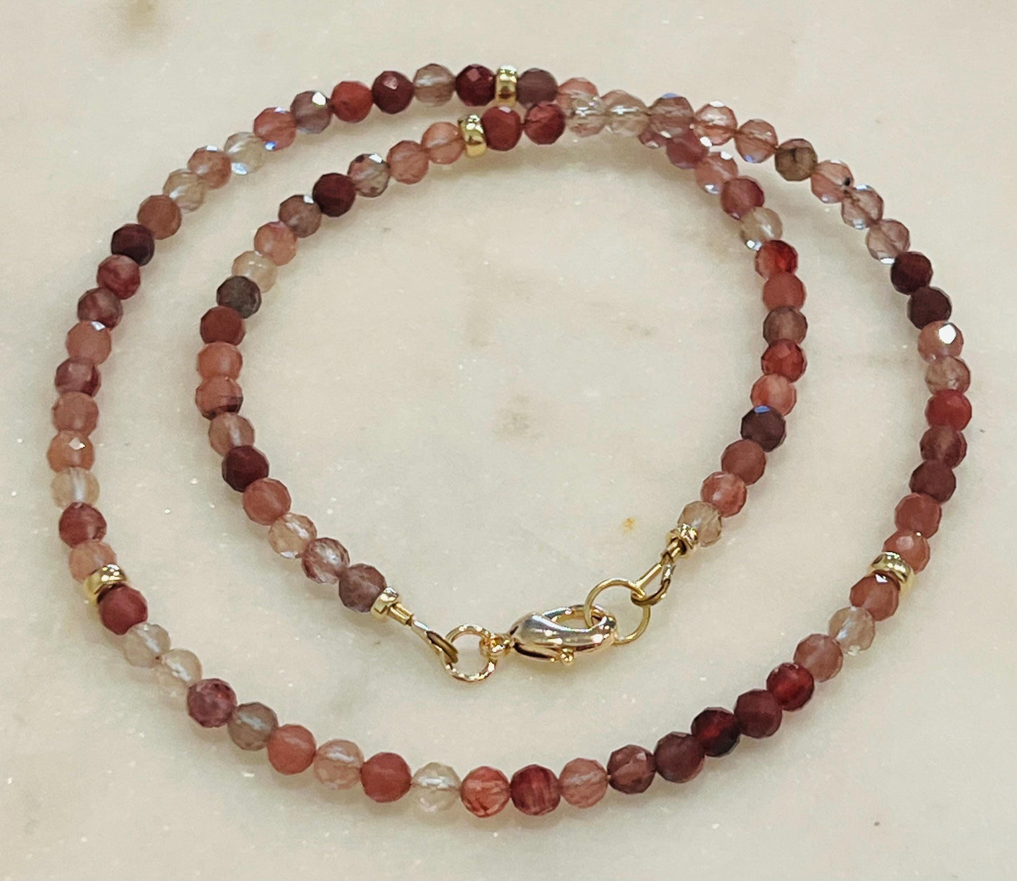 Andesine Beaded Necklace