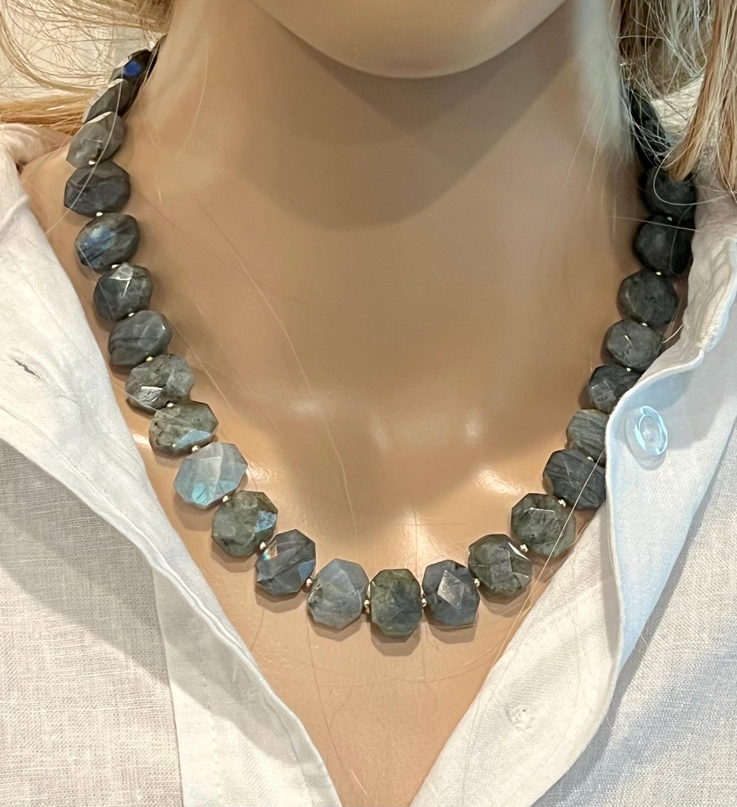 Labradorite Beaded Necklace