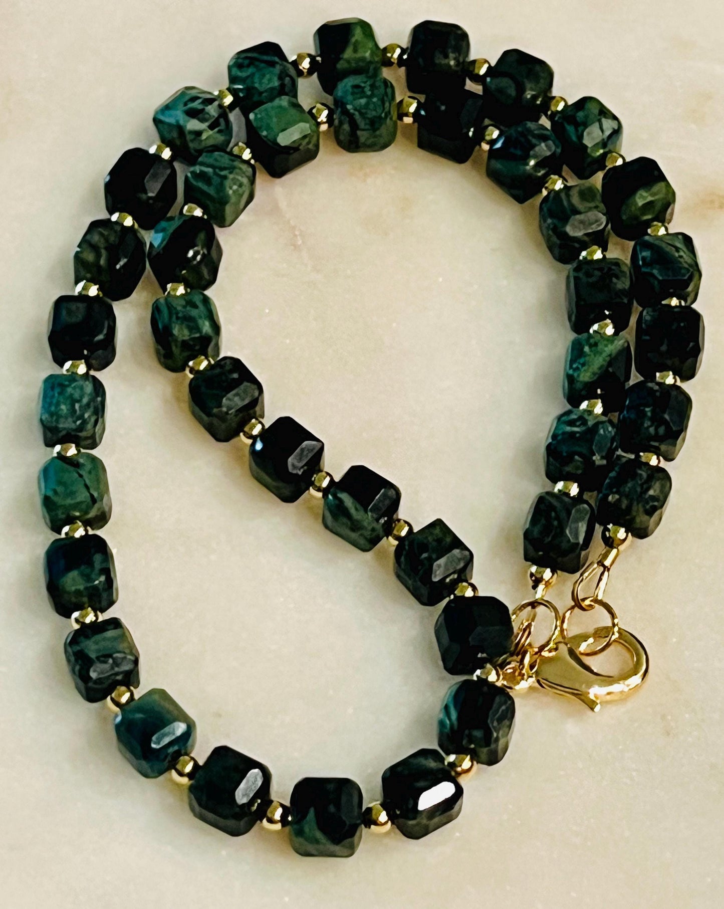 Kambaba Jasper Beaded Necklace
