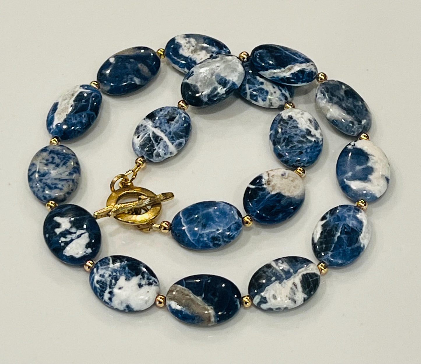 Sodalite Beaded Necklace
