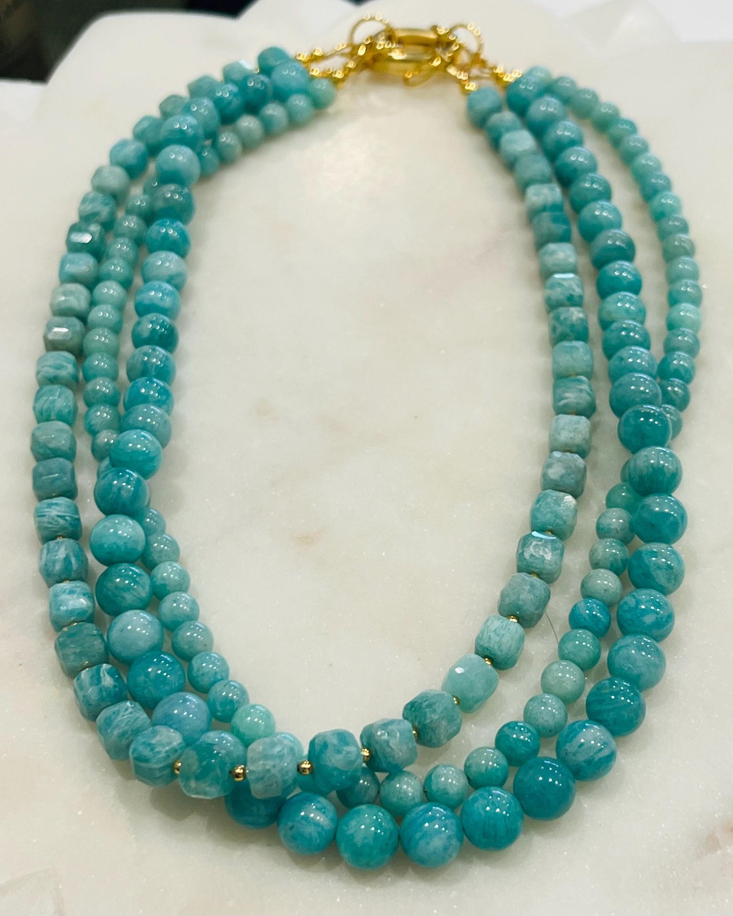 Amazonite Beaded Necklace