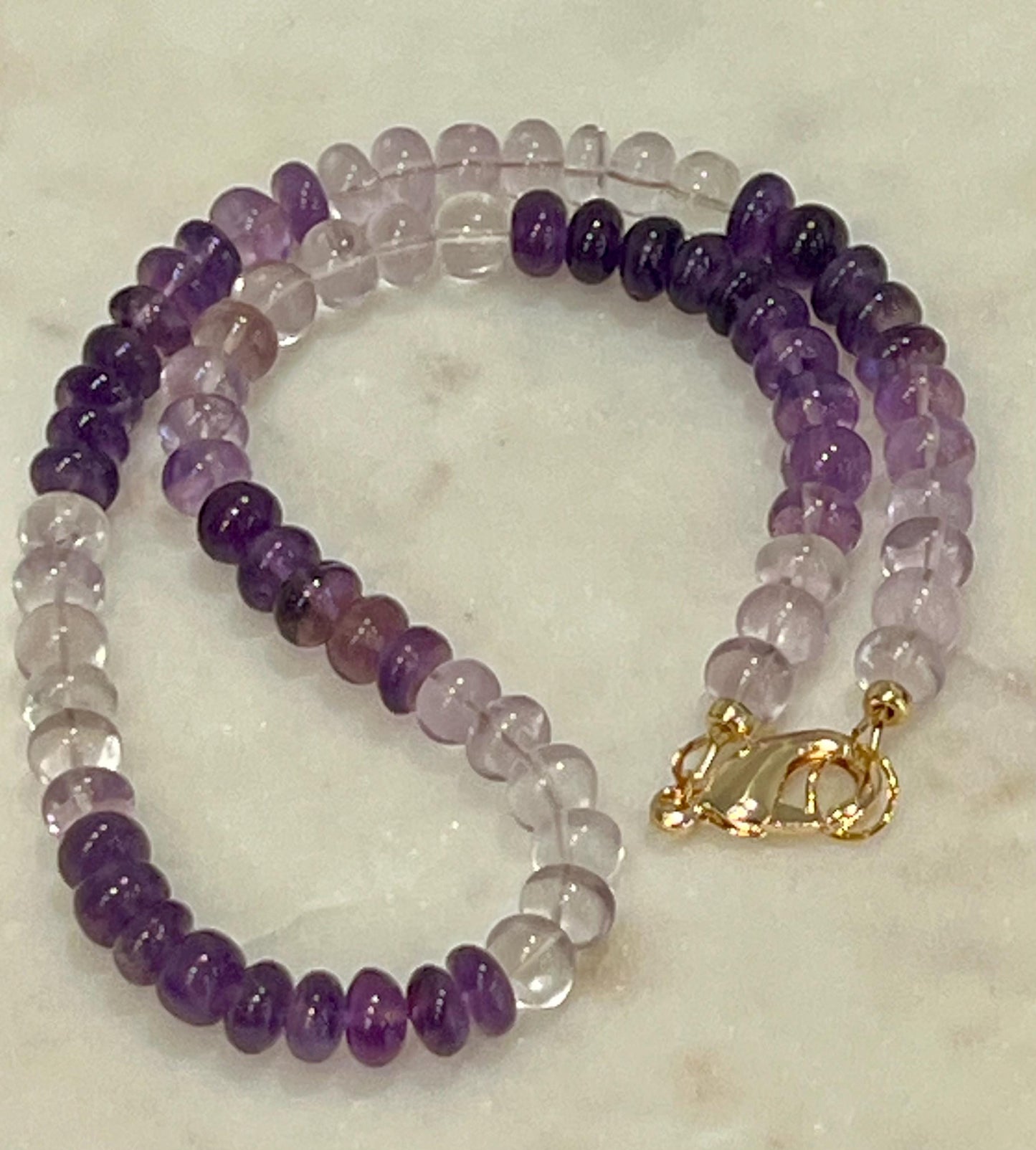 Amethyst Beaded Necklace