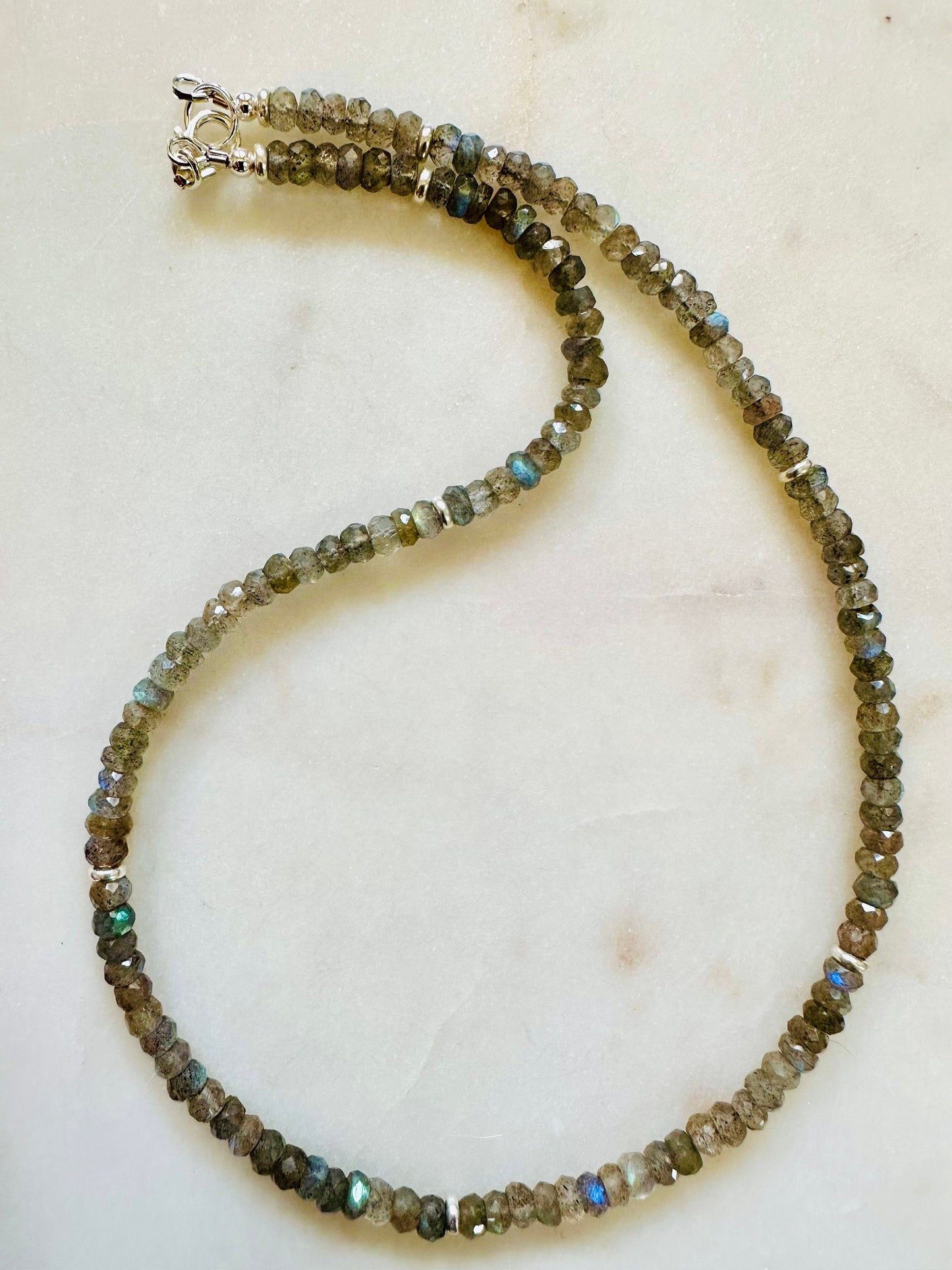 Labradorite Beaded Necklace