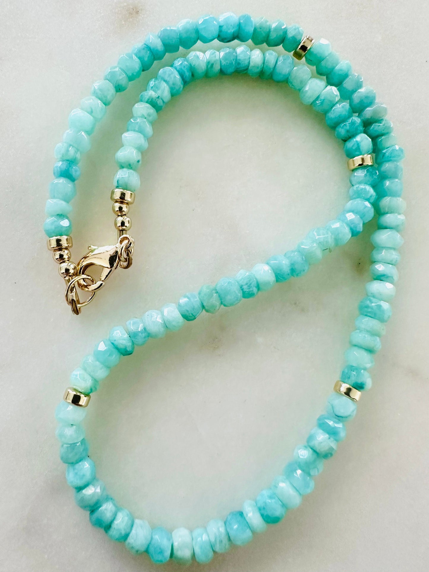 Amazonite Beaded Necklace