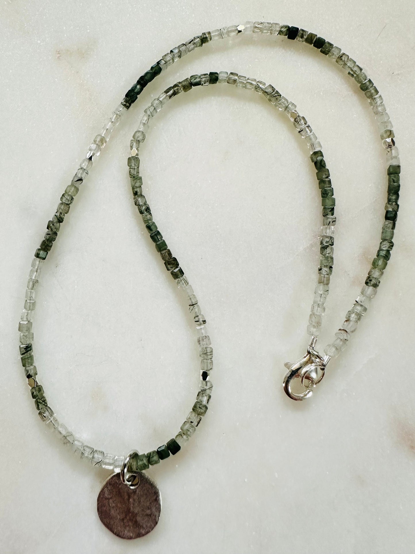 Prehnite Beaded Necklace
