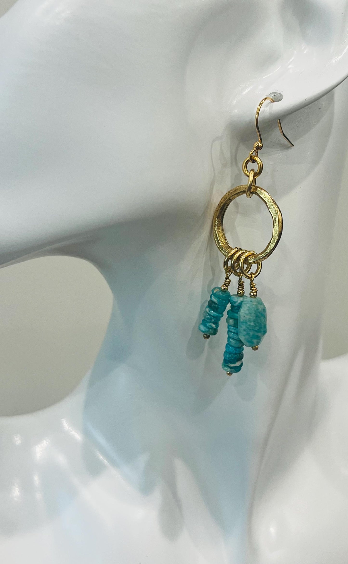 Amazonite Beaded Earrings