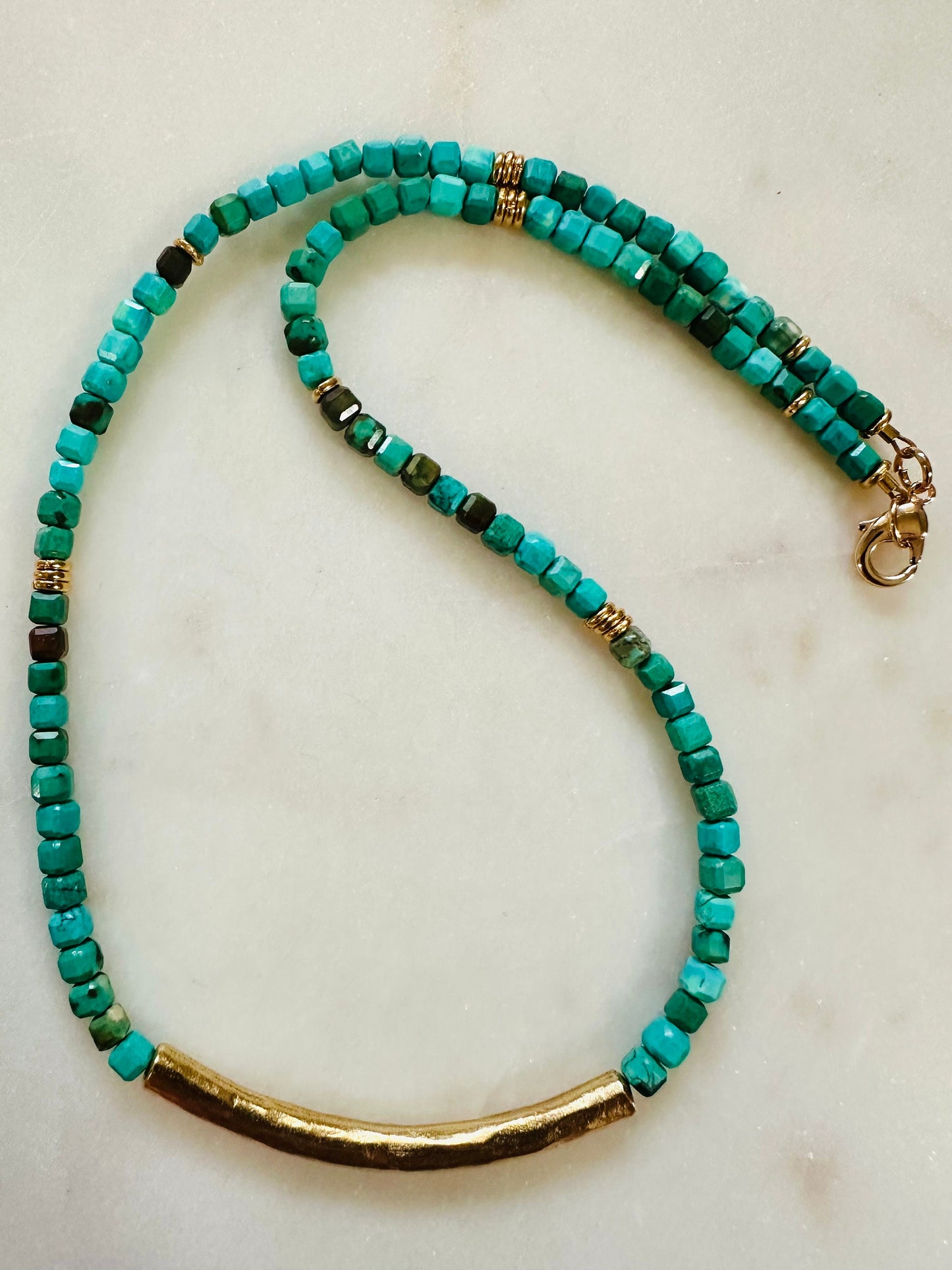 Turquoise Beaded Necklace
