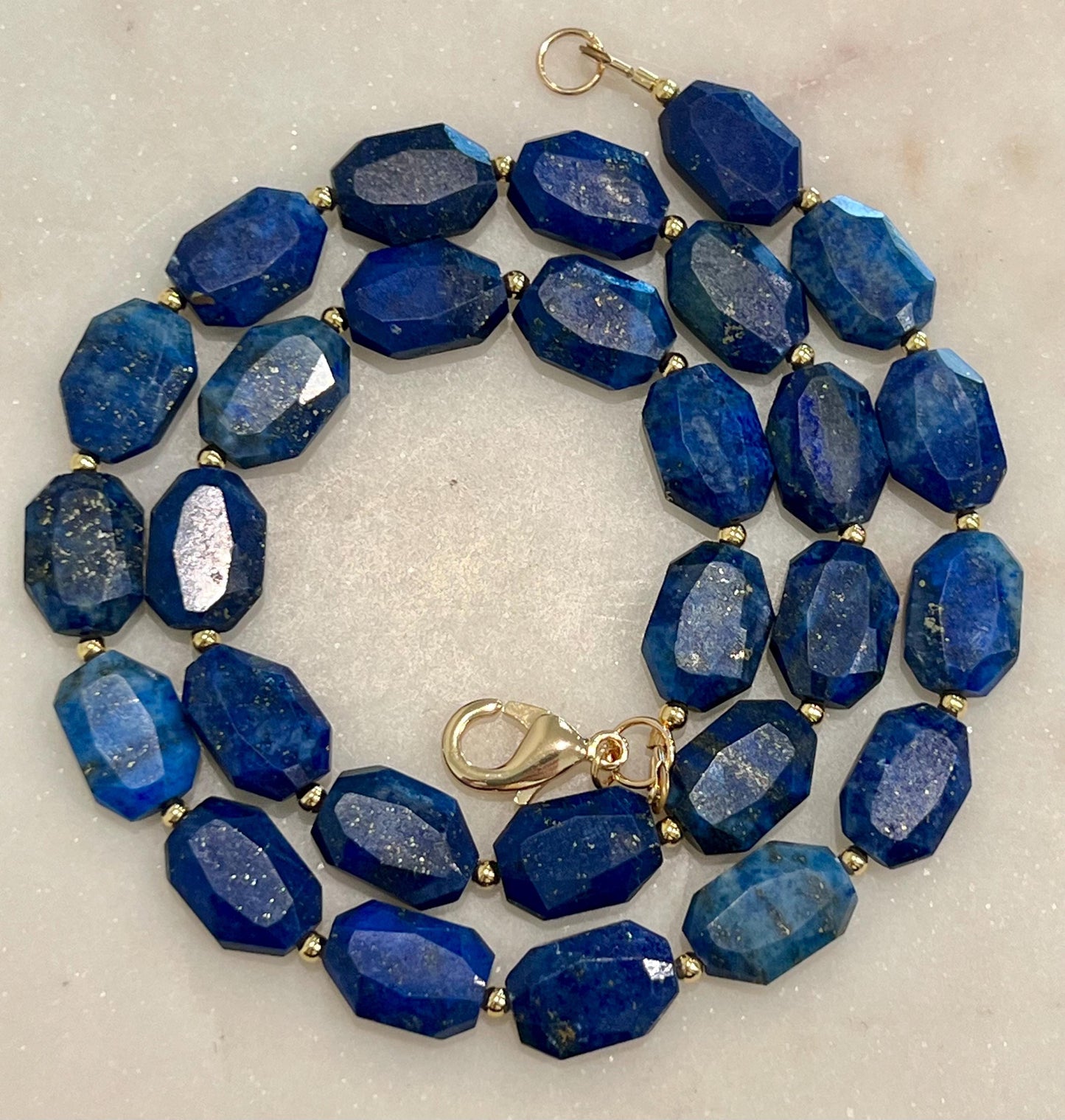 Lapis Beaded Necklace
