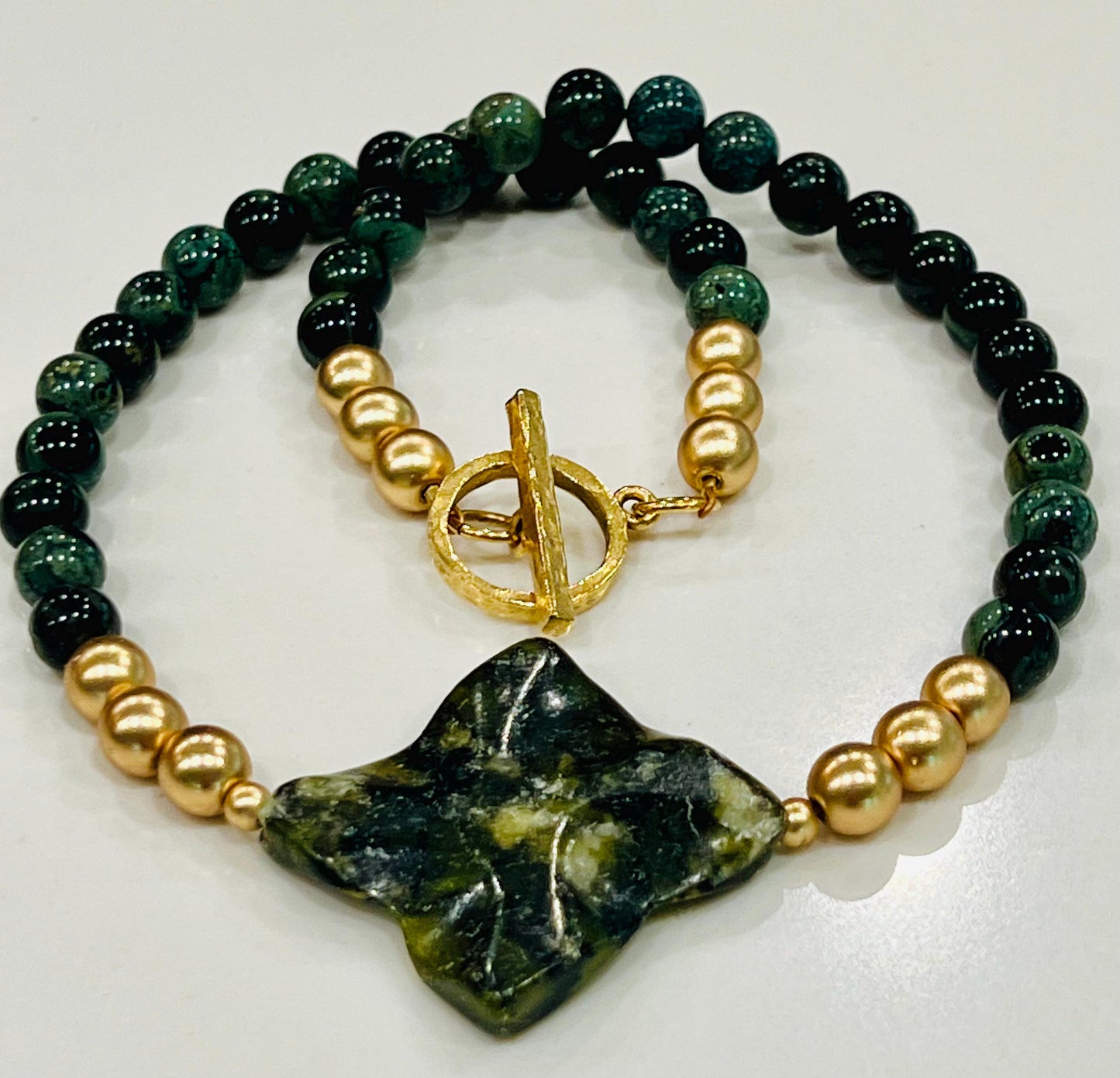 Kambaba Beaded Necklace