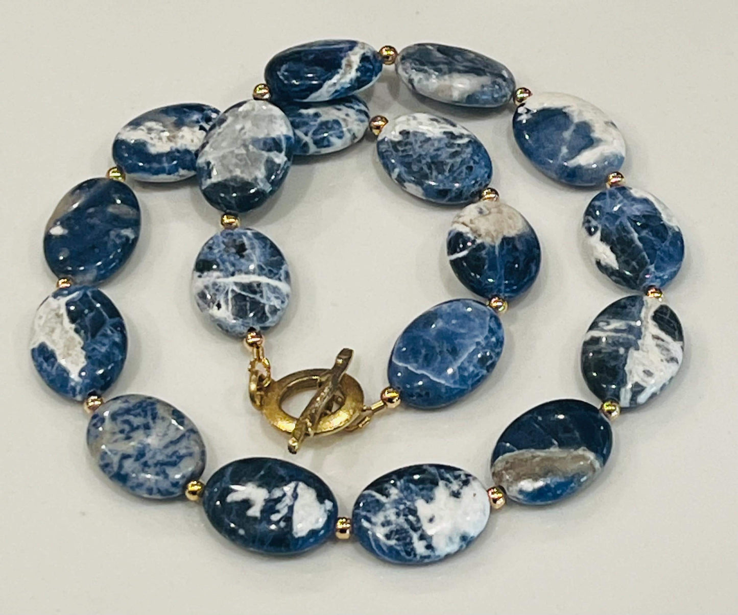 Sodalite Beaded Necklace