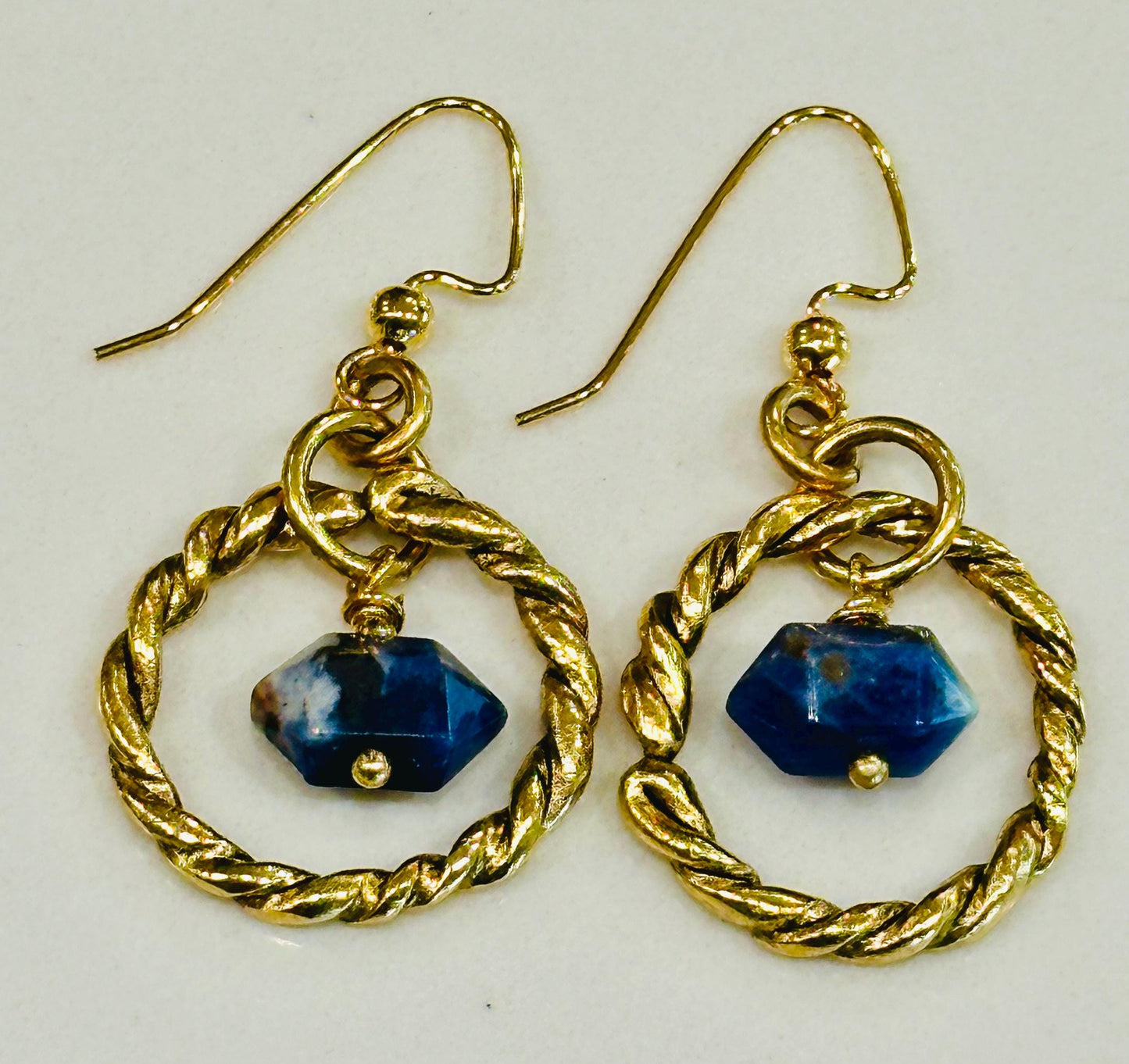 Sodalite Beaded Earrings