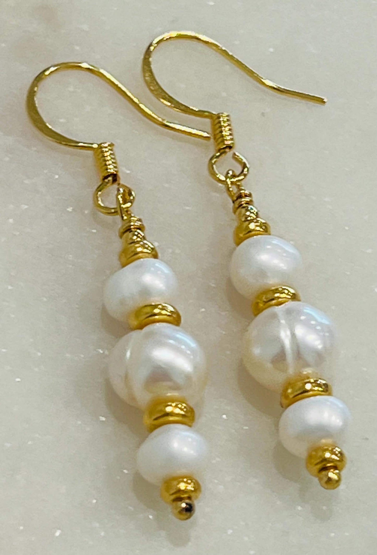 Freshwater Pearl Beaded Earrings