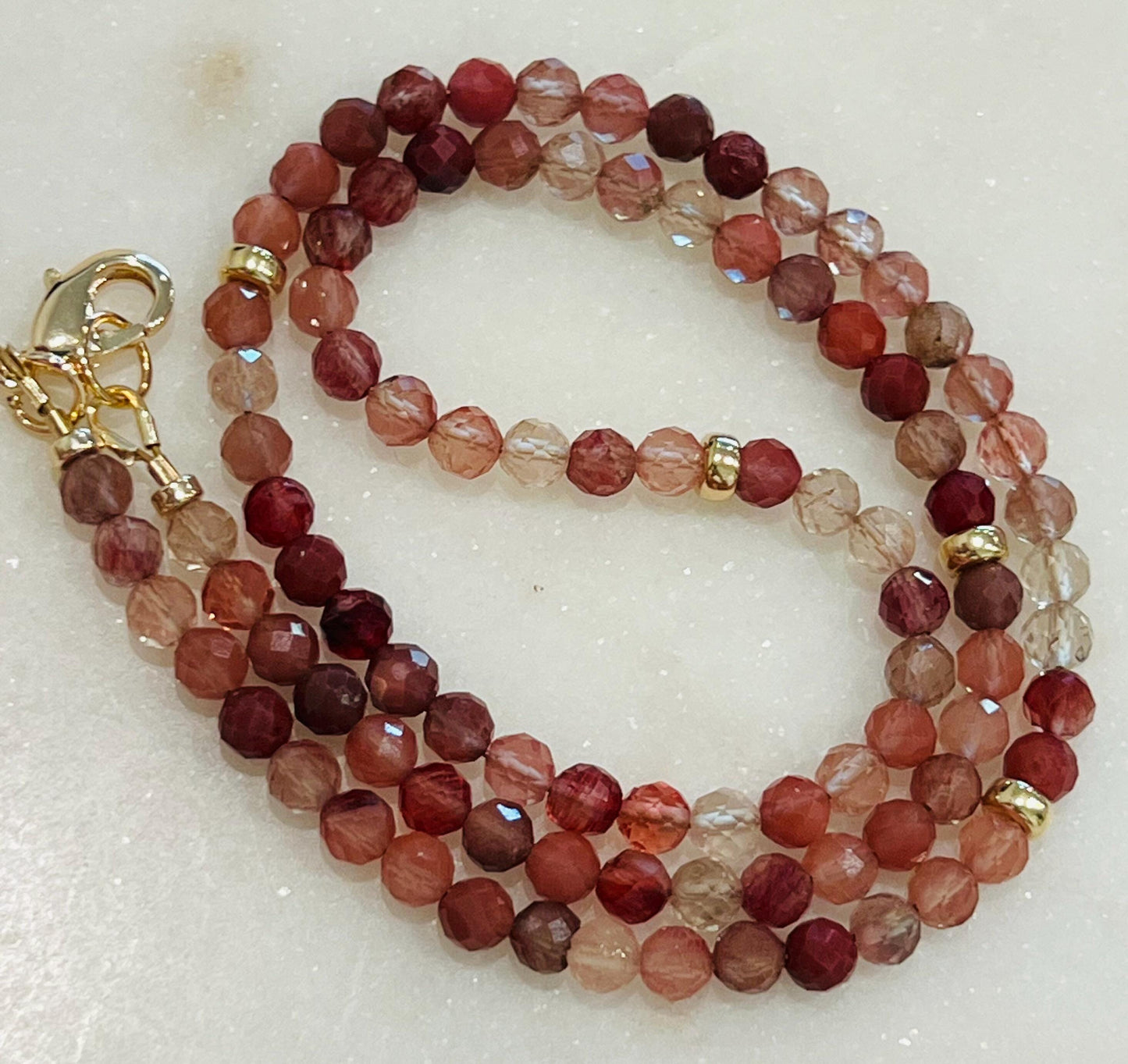 Andesine Beaded Necklace