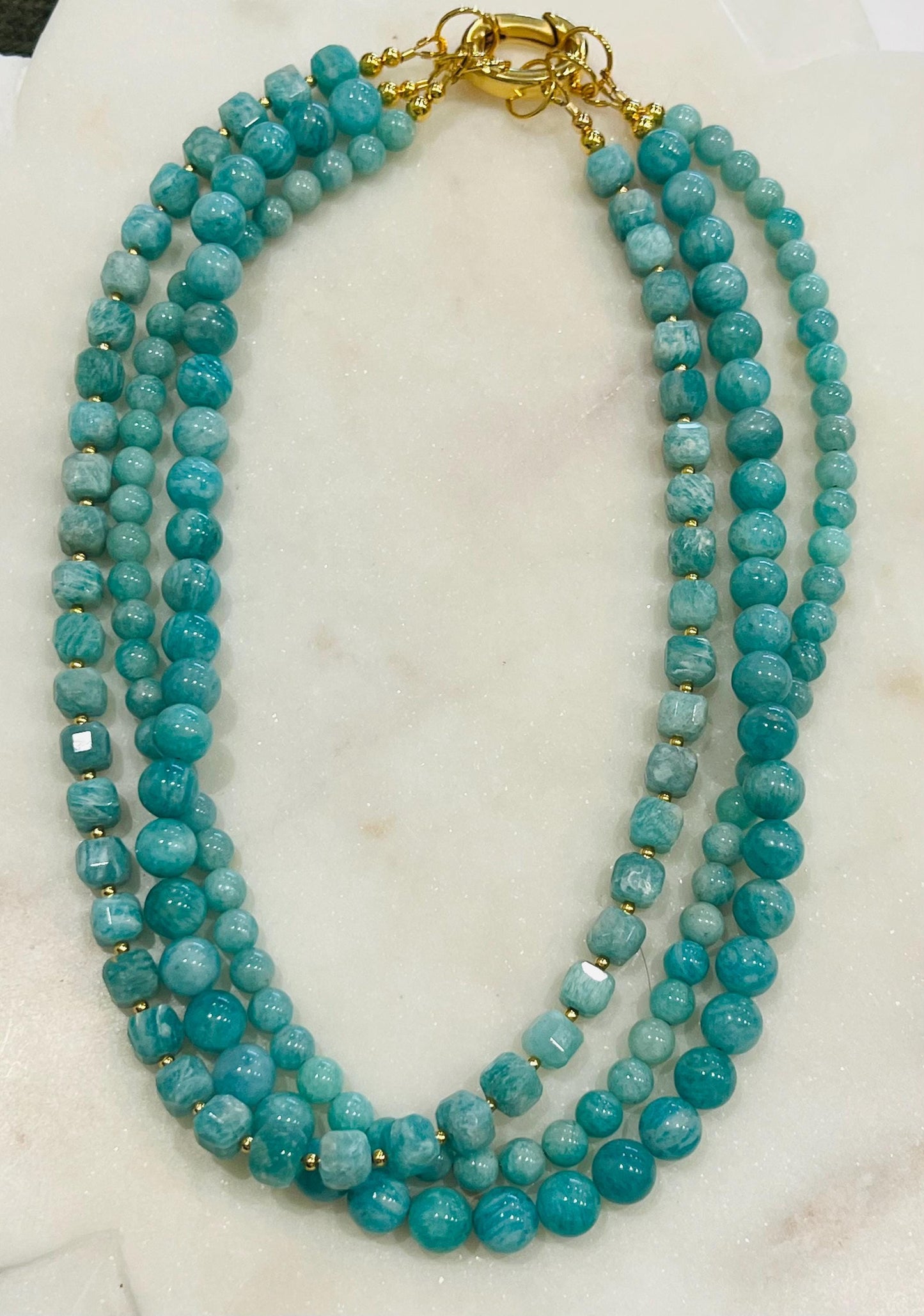 Amazonite Beaded Necklace