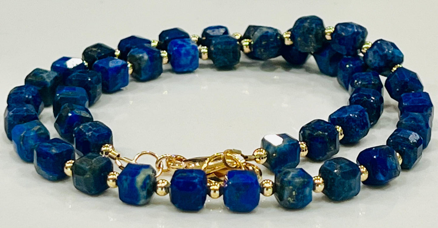 Lapis Beaded Necklace