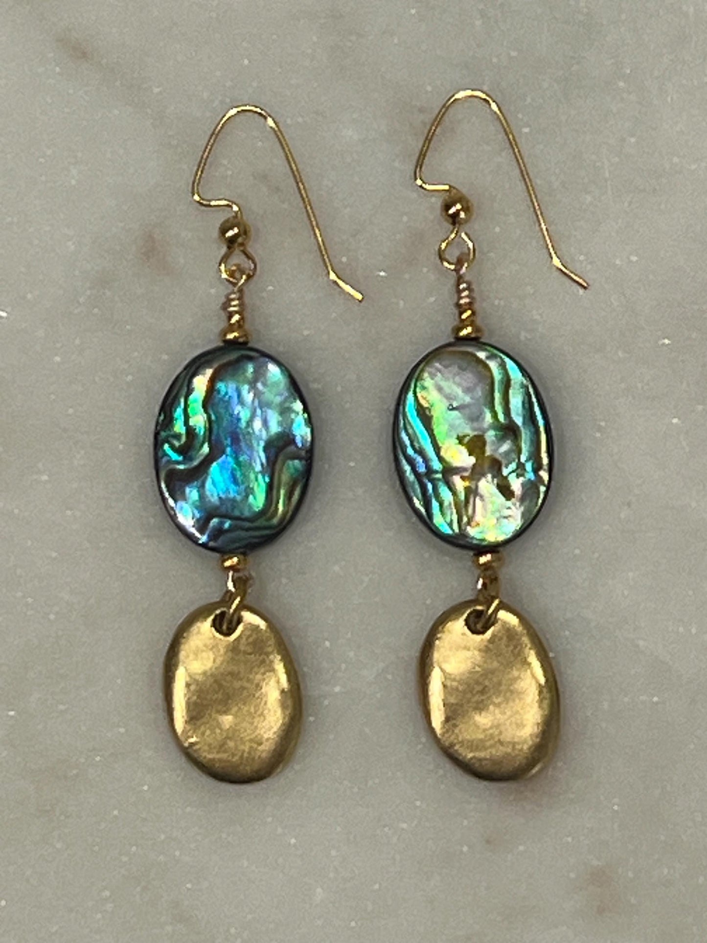 Abalone Beaded Earrings