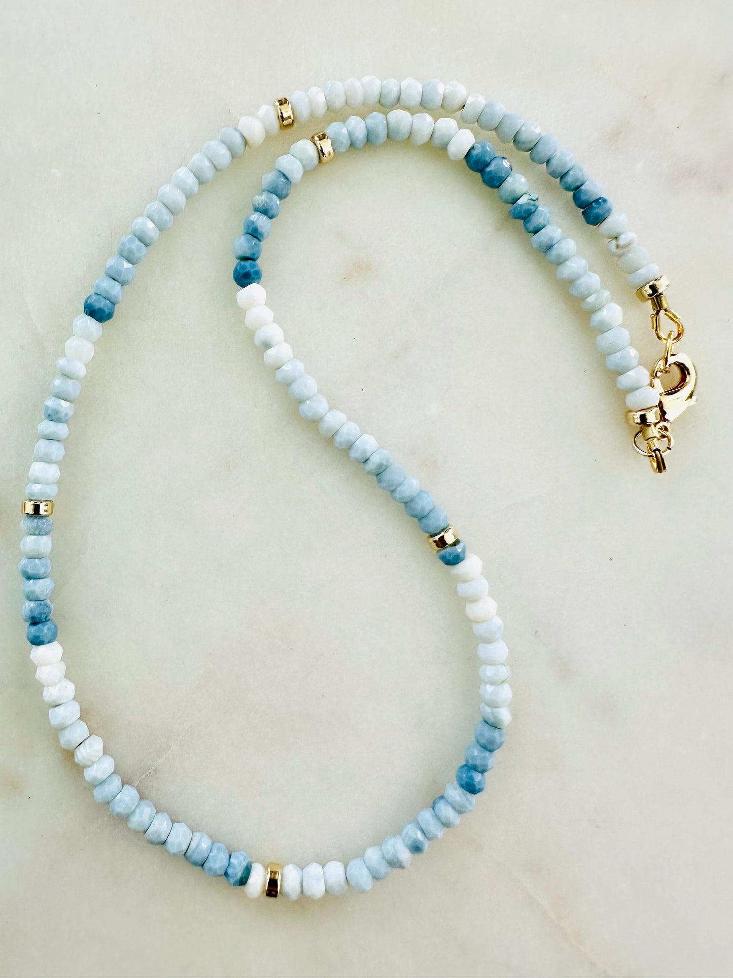 Blue Opal Necklace