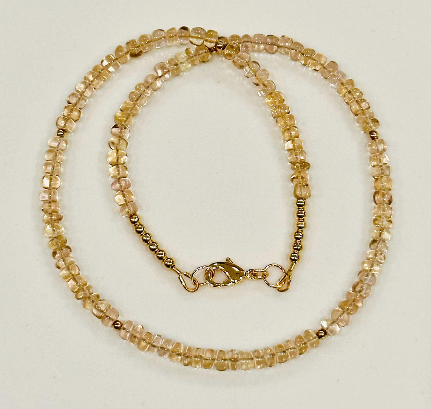 Quartz Beaded Layering Necklace