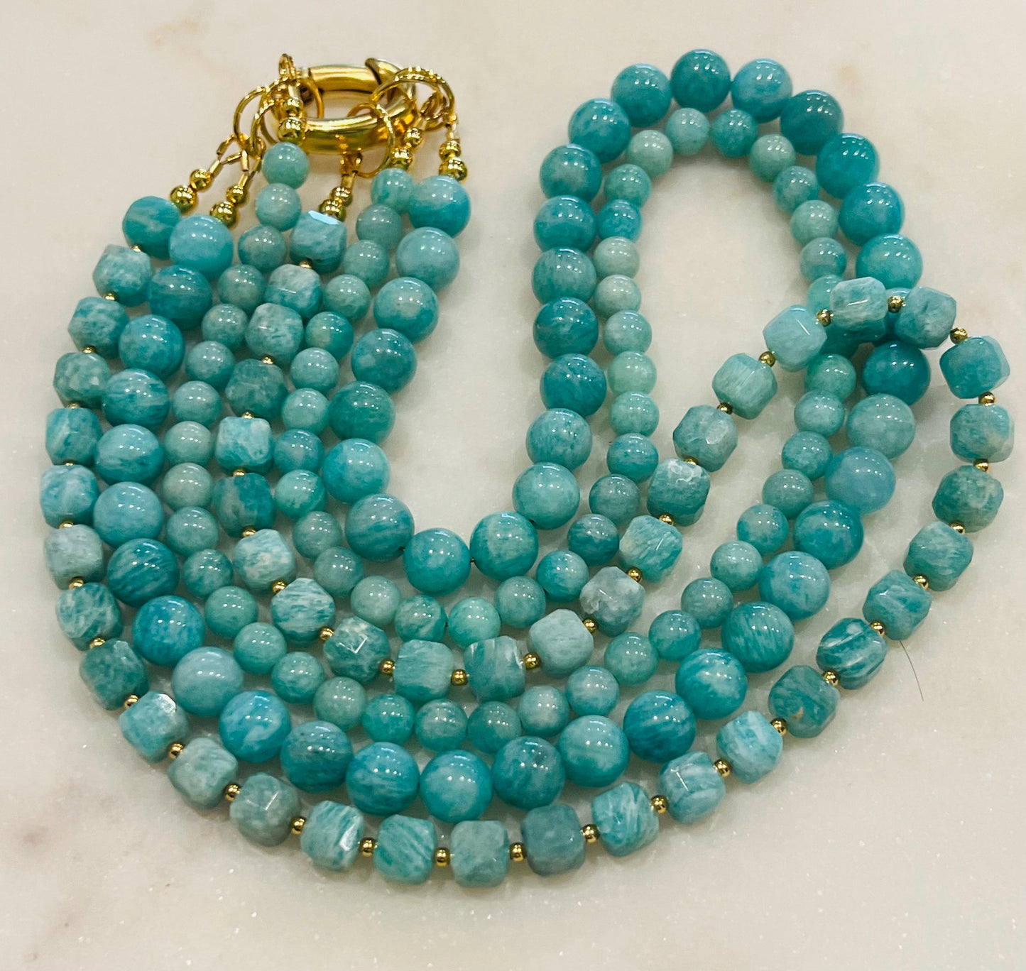 Amazonite Beaded Necklace