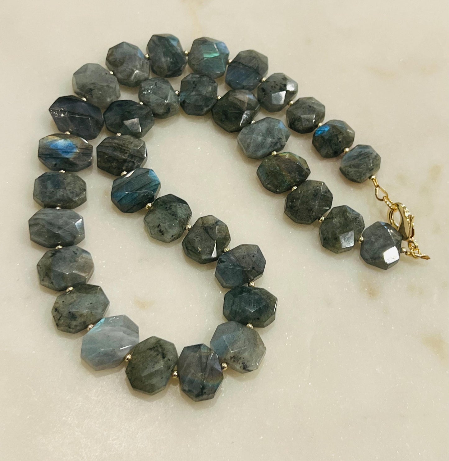 Labradorite Beaded Necklace