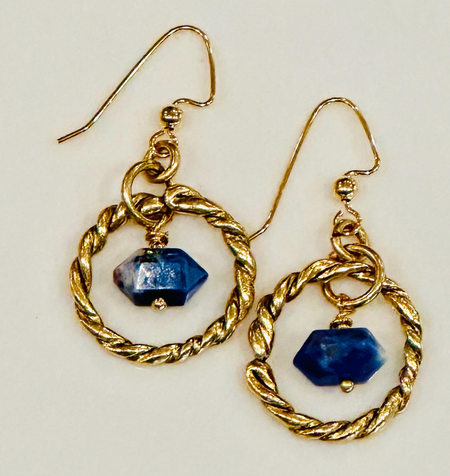 Sodalite Beaded Earrings