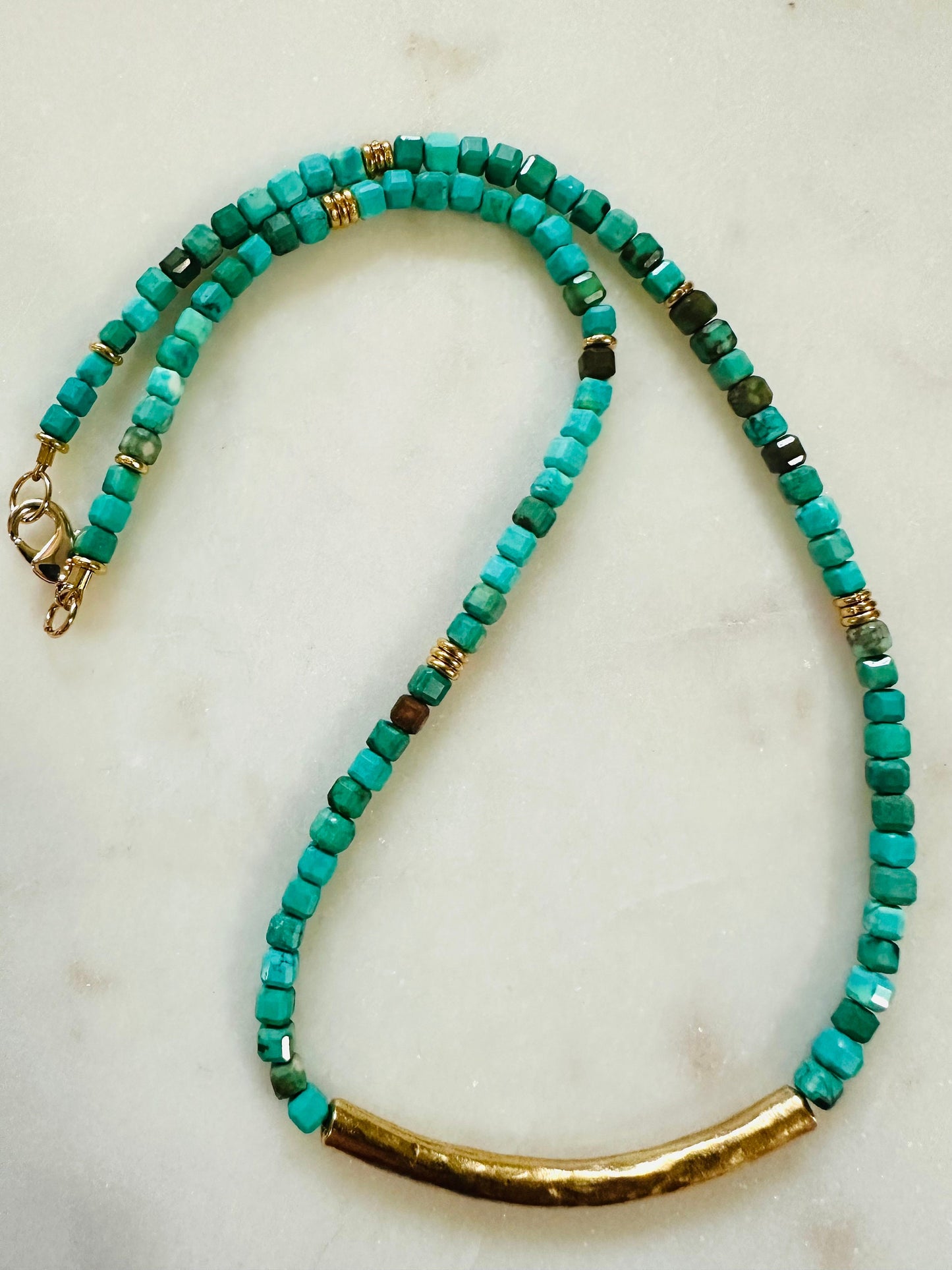 Turquoise Beaded Necklace