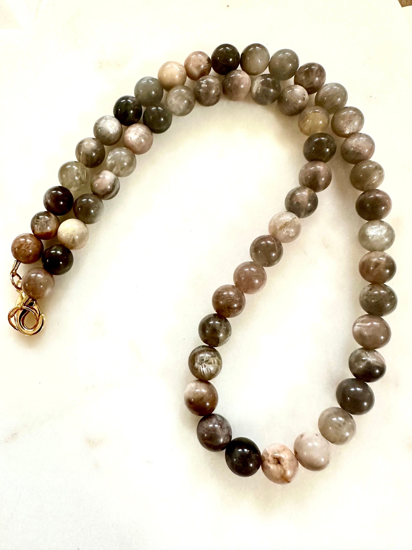 Moonstone Beaded Necklace