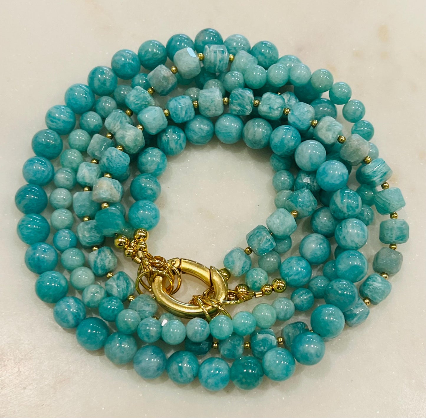 Amazonite Beaded Necklace