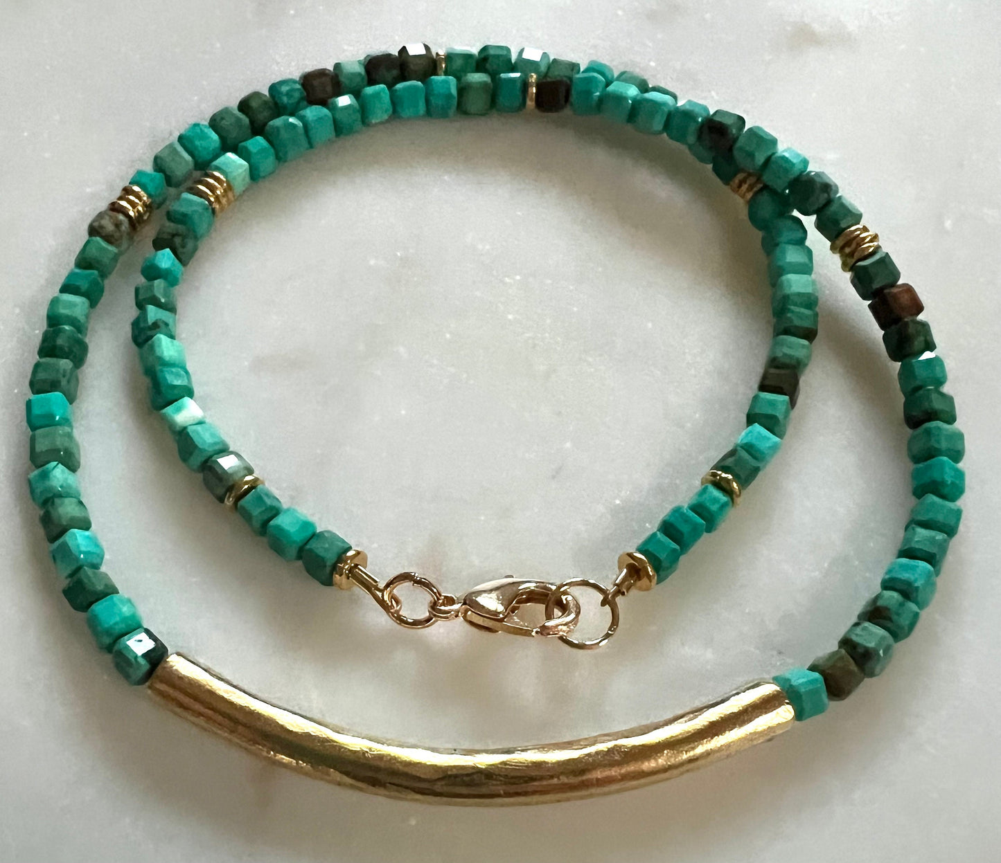Turquoise Beaded Necklace