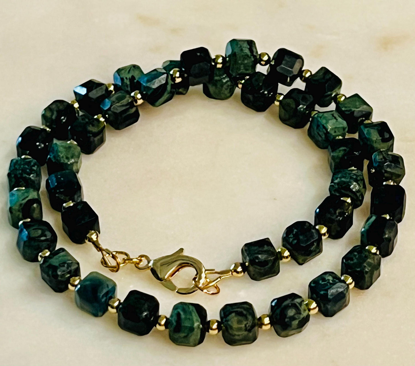 Kambaba Jasper Beaded Necklace